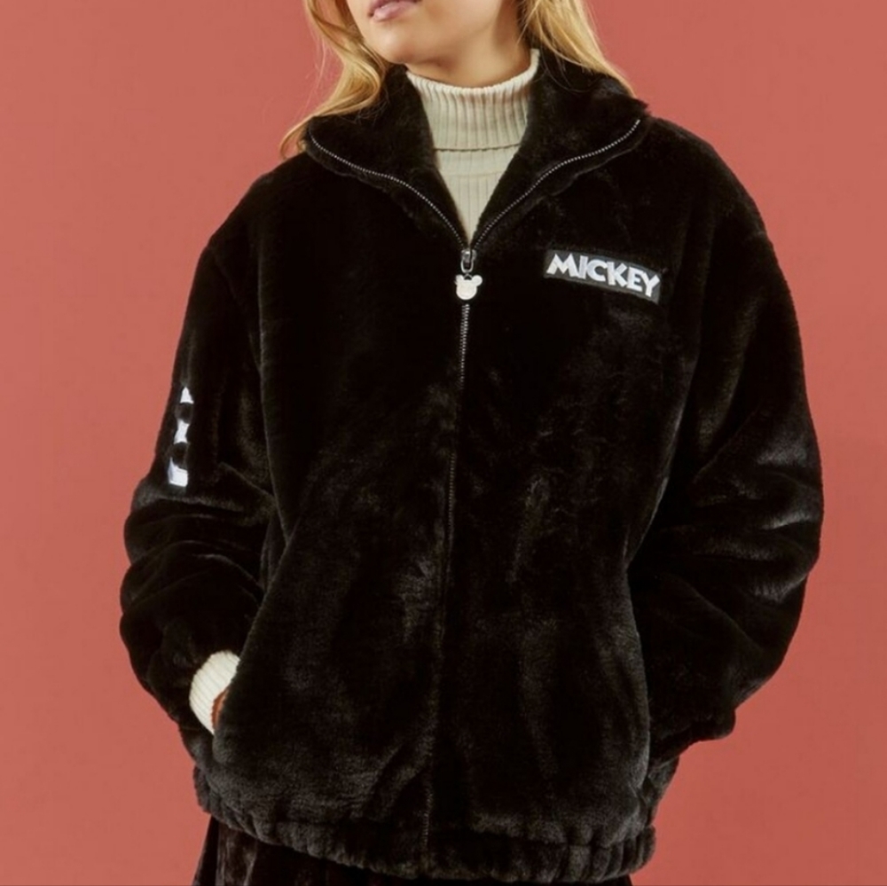 Disney Forever 21 Disney Mickey Mouse Zip-Up jacket NWT